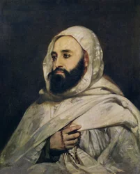 Porträt von Abd el-Kader (1808-83)
